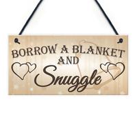 Red Ocean Shabby Chic Wedding Sign Gift Blanket Snuggle Present Plaque Vintage Guests Wedding Registry Gift List