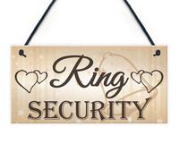 Red Ocean Shabby Chic Wedding Sign Ring Security Pageboy Best Man Vintage Plaque Bride Marriage Wedding Registry Gift List