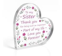 Red Ocean Sister Birthday Sister Presents Ideas for From Brother Christmas Thank You For Her Keepsake