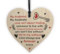 Red Ocean Soulmate Gift For Husband Heart Anniversary Gift For Husband Love Gift For Him