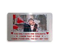 Red Ocean Soulmate Personalised Valentines Gift for Girlfriend or Boyfriend