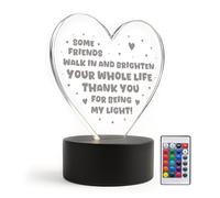 Red Ocean Special Friendship For Best Friend Thank You For Him Her LED Sign Gifts Birthday Christmas Keepsake Friendship Gifts Women