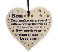 Red Ocean Special Son Gifts From Dad Mum Heart Gift For Him 16Th 18Th 21St Birthday Gift