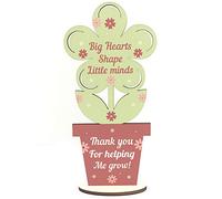 RED OCEAN Teacher Gifts Teaching Assistant Gifts Nursery Teacher Gifts Wooden Flower Thank You Gifts