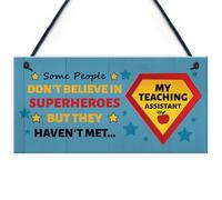 Red Ocean Teaching Assistant Appreciation Gifts, Thank You Gifts For Teaching Assistant, Hanging Desk Plaque Teacher Gifts, End of Term Presents, Leaving School Nursery Gifts, TA Gifts