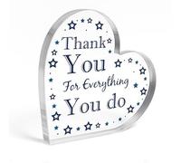 Red Ocean Thank You For Everything You Do Gift For Teacher Colleague Volunteer Friend Acrylic Plaque Thank You Gift For Him Her Men Women Family Volunteer Gift Teacher Gift Keepsake