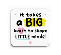 Red Ocean Thank You Gift For Teacher Teaching Assistant Gift To Say Thank You TEACHER COASTER Gifts For Men Women Novelty Leaving Keepsake