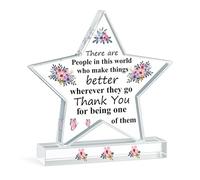 Red Ocean Thank You Make The World Better Plaque Going Away Appreciation For Women Friends Teacher Nurse Worker Volunteer Keepsake