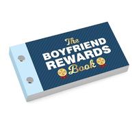 RED OCEAN The Boyfriend Rewards Book - Tearable Reward Coupons For Boyfriend | Fun, Romantic Voucher Book for Him | Gift for Valentines, Birthday, Christmas, Anniversary