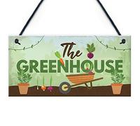 RED OCEAN The Greenhouse Plaque Garden Shed SummerHouse Sign Dad Grandad Mum Nan Birthday Gift
