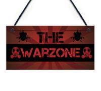 Red Ocean The Warzone Boys Gaming Bedroom Man Cave Sign Gift For Him Keepsake