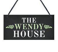 RED OCEAN The Wendy House Hanging Summer House Garden Shed Decor Sign Home Gifts