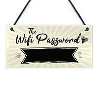 RED OCEAN The Wifi Password Chalkboard Home Decor Gift Hanging Plaque Home Internet Sign FRIEND