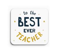 Red Ocean To The Best Ever Teacher Coaster Thank You Gift For Teacher Nursery Appreciation Gift For From Students Kids Leaving Nursery School