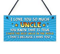 Red Ocean Uncle Gift Hanging Plaque Cute Gifts For Uncle From Niece Nephew Quirky Uncle Gifts For Him