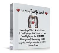 Red Ocean Valentines Day Gift For Girlfriend Never Forget That I Love You Girlfriend Gift Acrylic Plaque For Anniversary Romantic Keepsake Her