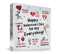 Red Ocean Valentines Day Gift My Everything Valentines Gift Valentine's Day For Him Her 1st Husband Wife Girlfriend Boyfriend Keepsake