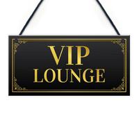 Red Ocean Vip Lounge Hanging Sign For Home Bar Novelty Man Cave Pub Garden Shed Signs