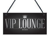 Red Ocean VIP LOUNGE Vintage Man Cave Pub Home Bar Garden Hanging Sign Plaque BBQ Beer Party Dad Gift