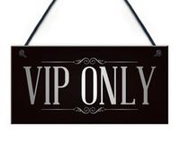 Red Ocean Vip Only Man Cave Home Bar Pub Sign Bbq Garden Party Dad Mum Gift For Her