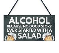 RED OCEAN Vodka Gin Beer Gifts Funny Alcohol Sign Man Cave Home Bar Pub Garden Hanging Plaque