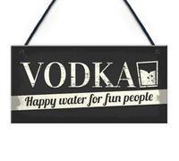 Red Ocean Vodka Novelty Sign Funny Friendship Man Cave Bar Pub Hanging Plaque Gift For Men