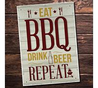 RED OCEAN Wall Plaque Garden Pub Beer Home Sign Man Cave Shed BBQ Alcohol Party Friendship Gifts