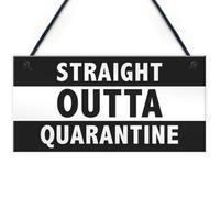 Red Ocean Warning Sign Outdoor Hanging Sign Man Cave Bar Sign Home Decor Funny Gift