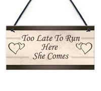 Red Ocean Wedding Decoration Plaque Shabby Chic Sign Bride Groom Reception Gift Mr Mrs Couple Present