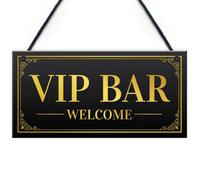 Red Ocean Welcome Vip Bar Signs For Home Bar Hanging Pub Decor Garden Bar Signs Plaques