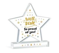 Red Ocean Well Done Gift For Friend Colleague Family Daughter Son Exam Results New Job Gift Proud Of You Present Acrylic Plaque For Him Her Men Women Keepsake