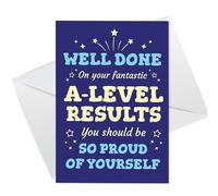 RED OCEAN Well Done On Your Fantastic A Level Results Card With Envelope Congratulations Card Well Done Card For Daughter Son A Level Results Card A6 Greetings Card