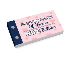 RED OCEAN Wife Coupon Book, Novelty Gift For Her, Couples Christmas Stocking Filler, Anniversary Birthday Gift For Wife, Novelty Wife Gift From Husband. Fun Coupon Booklet For Couples