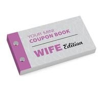 RED OCEAN Wife Coupon Book - Romantic Love Coupons for Her | Mini Fun Vouchers for Dates, Surprises & Affection | Gift for Wife, Anniversary, Birthday or Valentine’s Day