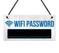 RED OCEAN Wifi Password Chalkboard New Home Friend Gift Hanging Plaque House Warming Sign