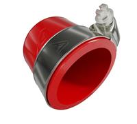 Red Oil Cooler Silicone Blanking Plug Upgrade for Land Rover Defender TD5 Includes Hose Clip Kit