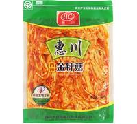 Red Oil Flammulina Velutipes, Spicy Sesame Oil Mushroom 180Gram, Spicy Flammulina Velutipes Snacks, Special Spicy Mushroom Fast Food (180Gram(Pack of 1))