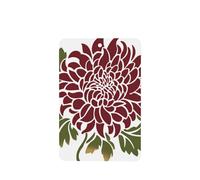 Red Olive Green Chrysanthemum Car Air Fresheners 4 Pcs Hanging Scented Cards Fragrance Scented Cards For Car Aromatherapy Tablets