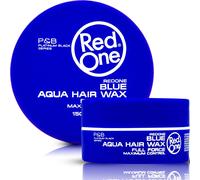 RED ONE Aqua Hair Gel Wax Full Force Maximum Control 150ML - BLUE