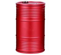 (Red, One size) Cigarettes Holder Creative Car Vehicle Ash Holder Alloy Ashtray with Lid