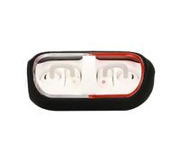 (Red, One size) Silicone Earphone Case Shockproof Protections Skin Nonslip Grip Travel Design Compact for MOONDROP Earbuds Black