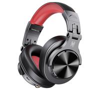 (Red) Oneodio Fusion A70 Bluetooth Headphones Hi-Res Audio Over Ear Wireless Headset Professional Studio Monitor DJ HiFi Headphones