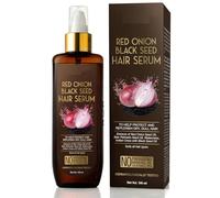 Red Onion Black Seed Hair Serum - With Red Onion Seed Oil Extract & Watercress - Non-Sticky Formula - Frizz Control & Dry Hair Repair - No Parabens, Silicones & PEG - 100mL