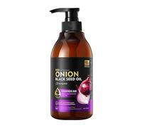 Red Onion Black Seed Oil Shampoo - 500ml, Nourishing Volumizing Hair Shampoo | Black Seed Oil Extracts for Women Men Sensitive Scalp Home Morning Nighttime