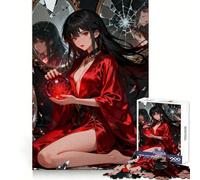 Red Orb Woman with Broken Mirrors 1000 Pieces Jigsaw Puzzles for Teenagers Logic Train Toy Quiet Fun Smooth Cut Lovely Gift (38x26cm)