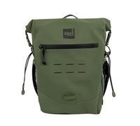 Red Original 12L Adventure Backpack Rucksack - 100% Waterproof, Watertight Roll-top Closure, Compact, Ergonomic, Highly Durable, 100% Recycled Fabric - Olive Green