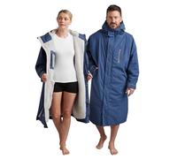 Red Original Premium EVO PRO Unisex Waterproof Dry Changing Robe, Extra Warm Lightweight Luxury 100% Recycled Material, B Corp Certified (Admiral Blue, XS)