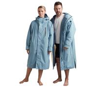 Red Original Premium EVO PRO Unisex Waterproof Dry Changing Robe, Extra Warm Lightweight Luxury 100% Recycled Material, B Corp Certified (Alpine Blue, L)
