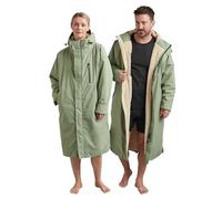 Red Original Premium EVO PRO Unisex Waterproof Dry Changing Robe, Extra Warm Lightweight Luxury 100% Recycled Material, B Corp Certified, Creating Quality Since 2008