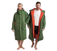Red Original Premium EVO PRO Unisex Waterproof Dry Changing Robe, Extra Warm Lightweight Luxury 100% Recycled Material, B Corp Certified (Forest Green, S)